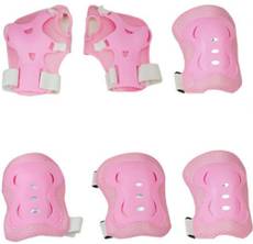 Hoteon kids pink protective clothing with elbow pads,wrist pads,knee pads Skating Kit