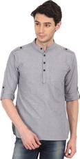 Solid Men's Straight Kurta