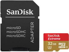 SanDisk Extreme 32 GB MicroSDHC Class 10 90 MB/s Memory Card