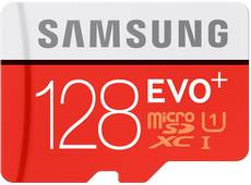 Samsung EVO Plus 128GB MicroSDXC Class 10 (80MB/s) Memory Card