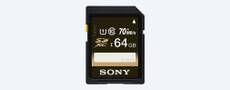 Sony SF-64UY2 64GB SDXC UHS-I 70MB/s Class 10 Memory Card