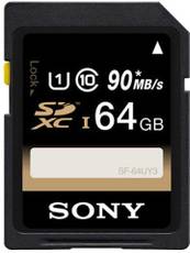 Sony SF-64UY3 64GB Class 10 UHS-1 90Mb/s SDXC Memory Card