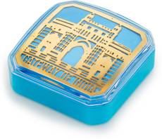Orchid Gateway Of India Plastic Paper Weights with Glass Finish(Set Of 1, Blue)