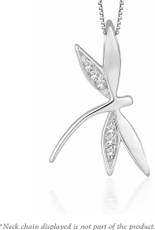 Peora Rhodium Silver Pendant Image