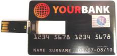 Microware Credit Card Shape Designer 4 GB Pen Drive