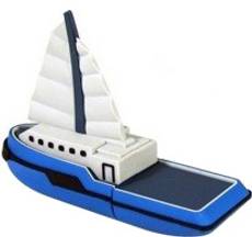 Microware 16GB Boat Yacht Ship Shape Pen Drive