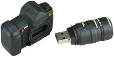 Microware Camera Shape Designer 4 GB Pen Drive