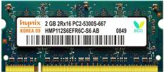 Hynix Genuine (H15201504-21) 2 GB DDR2 Laptop Ram Image