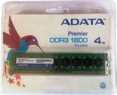 Adata Premier (AD3U1600W4G11-B/AD3U1600W4G11-R) DDR3 4GB PC RAM