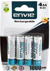 Envie AA 1000 4PL Ni-CD Rechargeable Battery