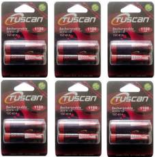 Tuscan AA Ni-Mh 1.2v 1100mAh (Pack Of 6) Rechargeable Battery Image
