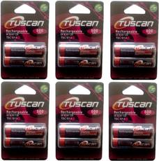 Tuscan AA Ni-Mh 1.2v 800mAh (Pack Of 6) Rechargeable Battery Image