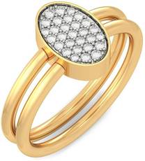 BlueStone Forever Bond Rakhi 18kt Diamond Yellow Gold ring Image