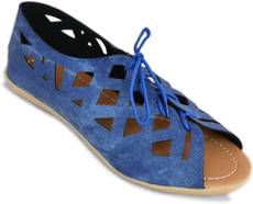 Myra Women Denim Flats Image