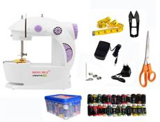 Creativevia JH-44 Mini Portable & Compact Electric Sewing Machine (With Accessories)