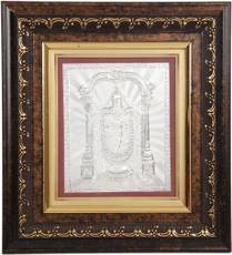 Silverwala 999 Pure Silver Balaji Wodden Photo Frame (22*20) Showpiece - 0.5 cm(Silver, Silver)