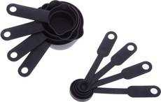 Italish Measuring Cup Disposable Plastic Serving Spoon Set(Pack of 8) Image