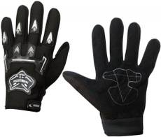 Knighthood Hand Grip for Bike/Motorcycle/Scooter Riding Gloves (L, Black)