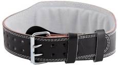 M P Leather Store Weight lifting belt Back Support (L, Black) Image
