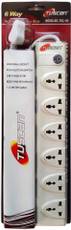 Tuscan TSC-192 6 Strip Surge Protector (1.5 Mtr) Image