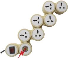 MX 3323 6 Outlet Snake Surge Protector Image