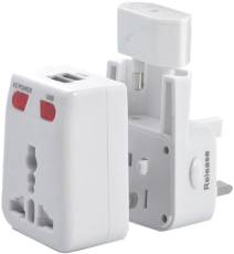 Callmate UWTADUSBWH Travel Adapter With Dual USB Charger Image