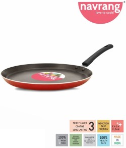 Nagina NON STICK RED COLOR DOSA TAWA 28CM Tawa 28 cm diameter