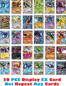 Kit com 3 Cartas Pokemon Mega Ex : Charizard + Mewtwo X + Rayquaza, Cartinhas Pokémon, Lote Cartas Pokemon