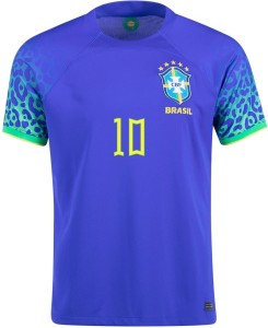 Amf Yellow Brazil Football Jersey for Mens & Kids (3-4 Years