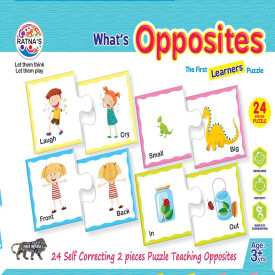 Ratnas What S Opposite Jigsaw Puzzle For Kids What S Opposite Jigsaw Puzzle For Kids Buy Opposites Toys In India Shop For Ratnas Products In India Flipkart Com