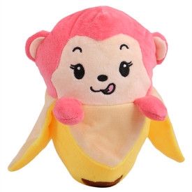 pink monkey soft toy