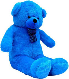dark blue colour teddy bear