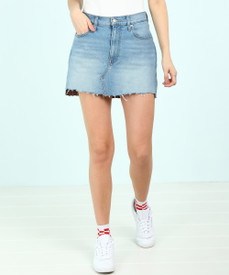 flipkart denim skirts