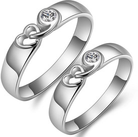 Love Couple Rings Buy Fancy Love Rings Designs Online At Best