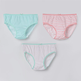 Disney Princess Cotton Briefs Pants Slips Underwear Five Pack 2-3 Up to 6-7 Year