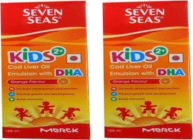 Seven Seas Kids Cod Liver Oil 100 Each Pack Of 2 Orange Flavored Syrup Price In India Buy Seven Seas Kids Cod Liver Oil 100 Each Pack Of 2 Orange Flavored Syrup Online