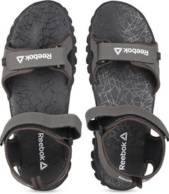 reebok black sandals