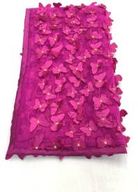 Net Applique Pink Women Dupatta Price in India