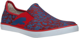 puma red loafers