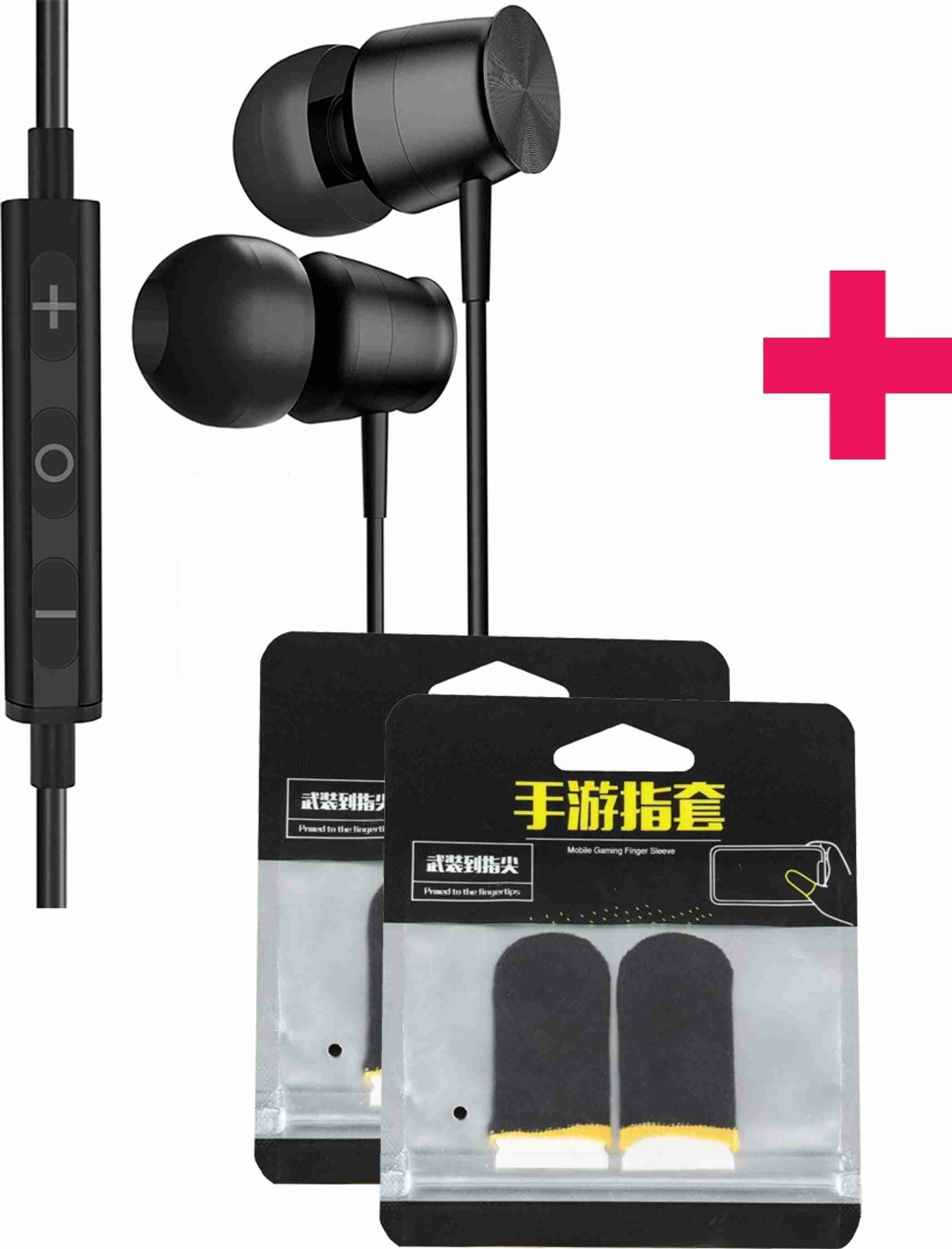 earphone + pubg finger 2 pcs