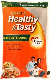 EMAMI Healthy & Tasty Refined Rice Bran Oil Pouch