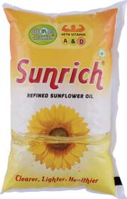 Sunrich Refined Sunflower Oil 1 L Pouch