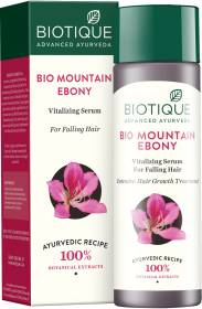 BIOTIQUE Bio Mountain Ebony vitalizing serum for falling hair