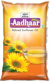 Aadhar Refined Sunflower Oil Pouch