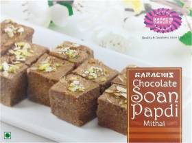 KARACHI BAKERY Chocolate Soan Papdi Mithai Box
