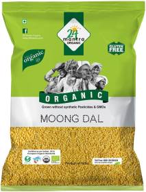 24 mantra ORGANIC Organic Yellow Moong Dal (Split)