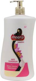 Meera Anti Dandruff Shampoo, With Small Onion And Fenugreek,Paraben Free
