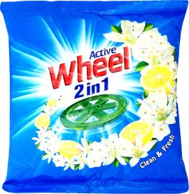 Wheel Active 2 in 1 Clean and Fresh Detergent Powder 500 g
