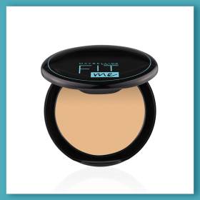 MAYBELLINE NEW YORK Fit Me Shade 128 Compact Powder, 8g - Powder that Protects Skin from Sun, Absorbs Oil, Sweat and helps you to stay fresh for upto 12Hrs Compact