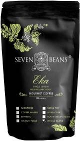 Seven Beans Coffee Company Eka Medium-Dark Roast Single Origin Gourmet Indian Coffee Beans